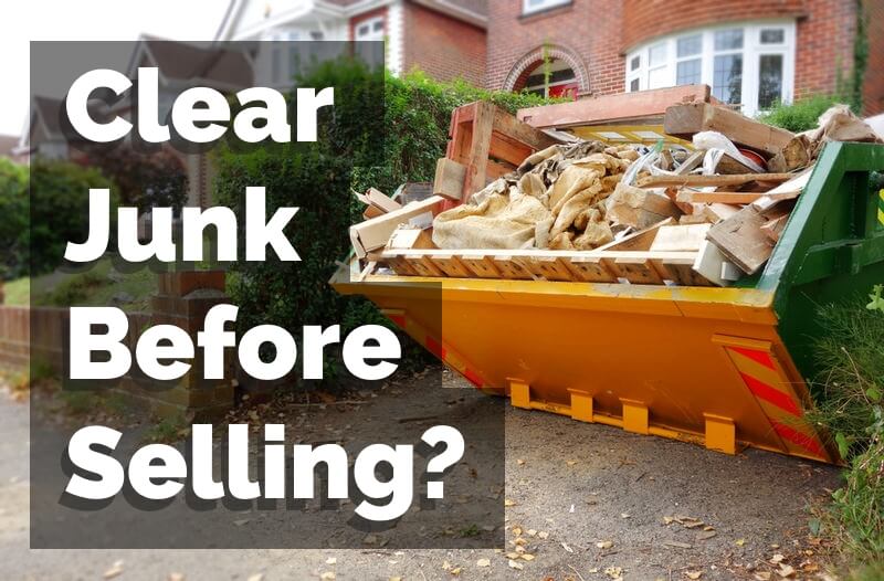 clear junk before selling