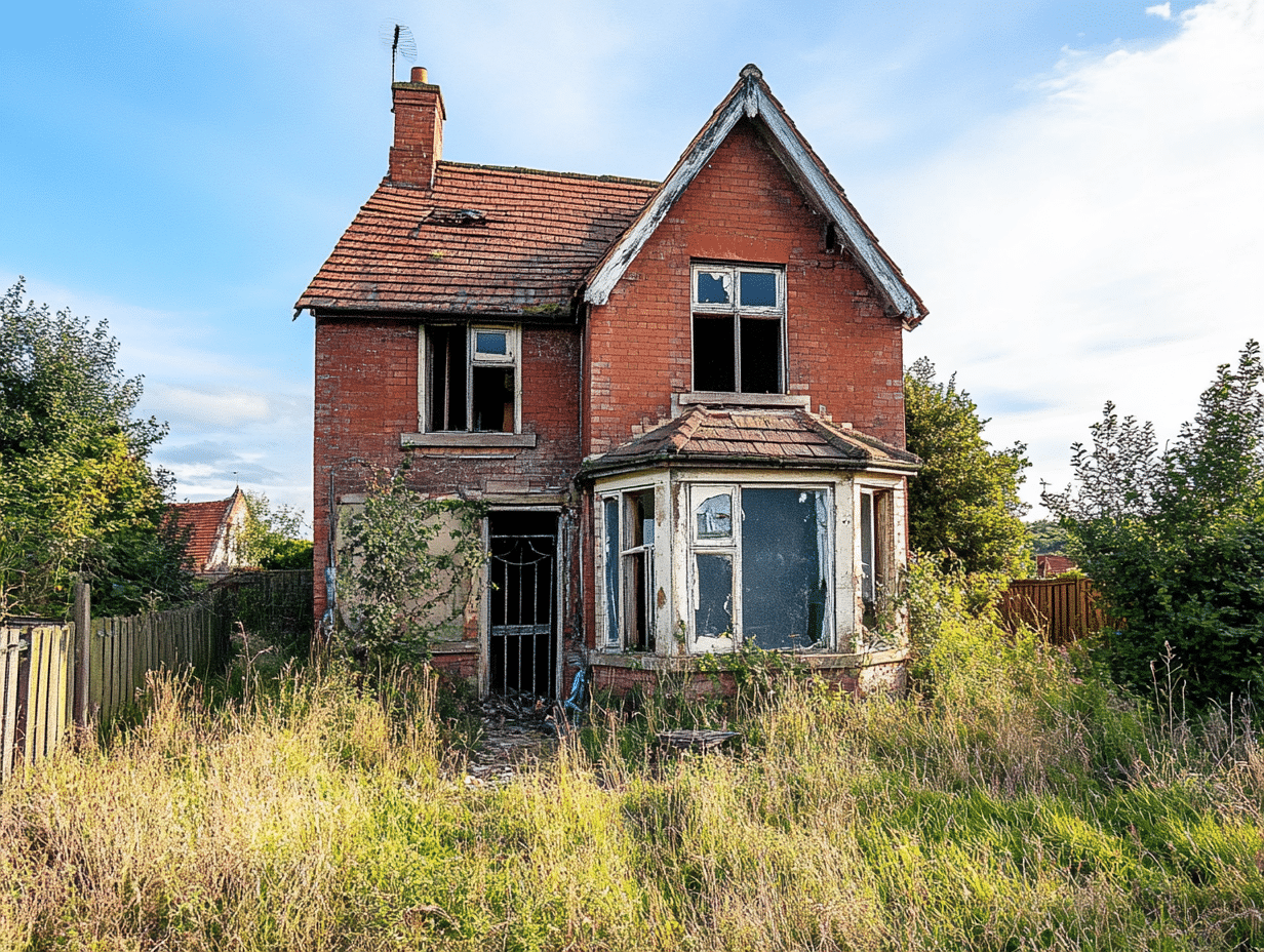 condemned British house