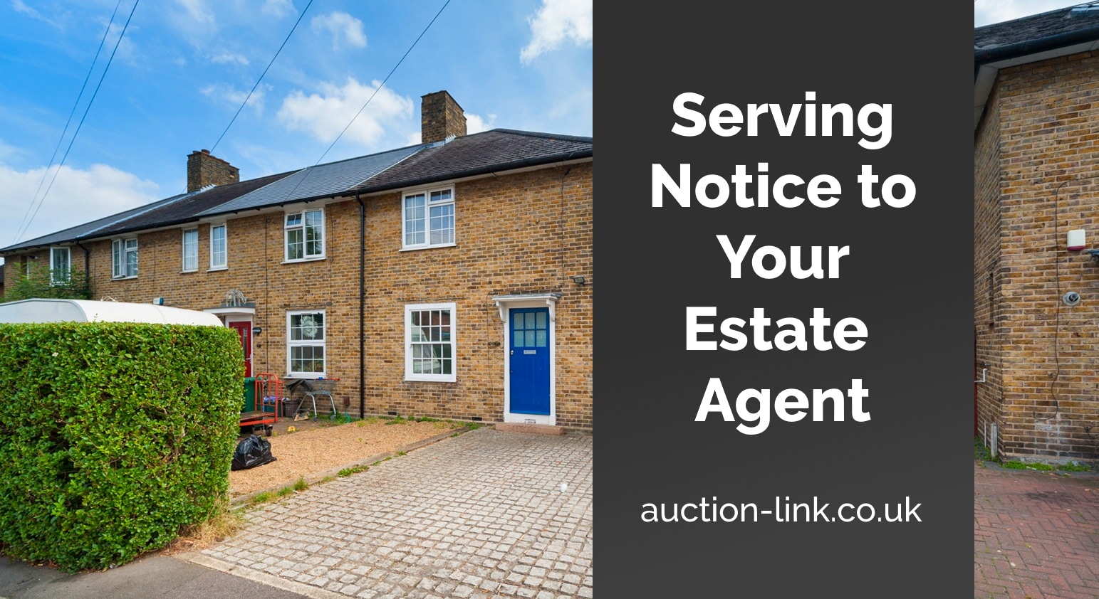 Serving notice to your estate agent