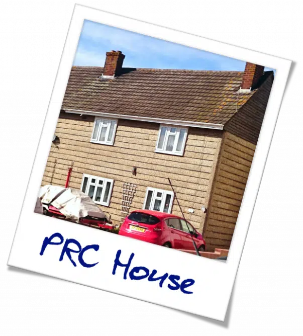 Photo of a precast reinforced concrete (PRC) house