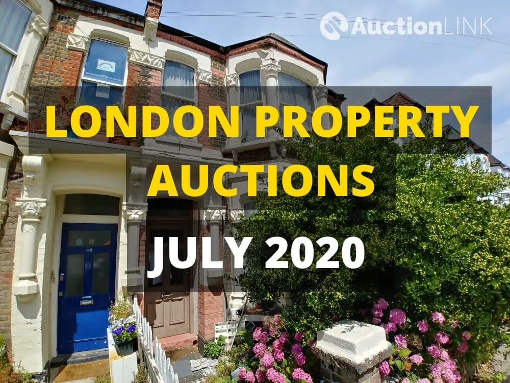 London property auctions in July 2020