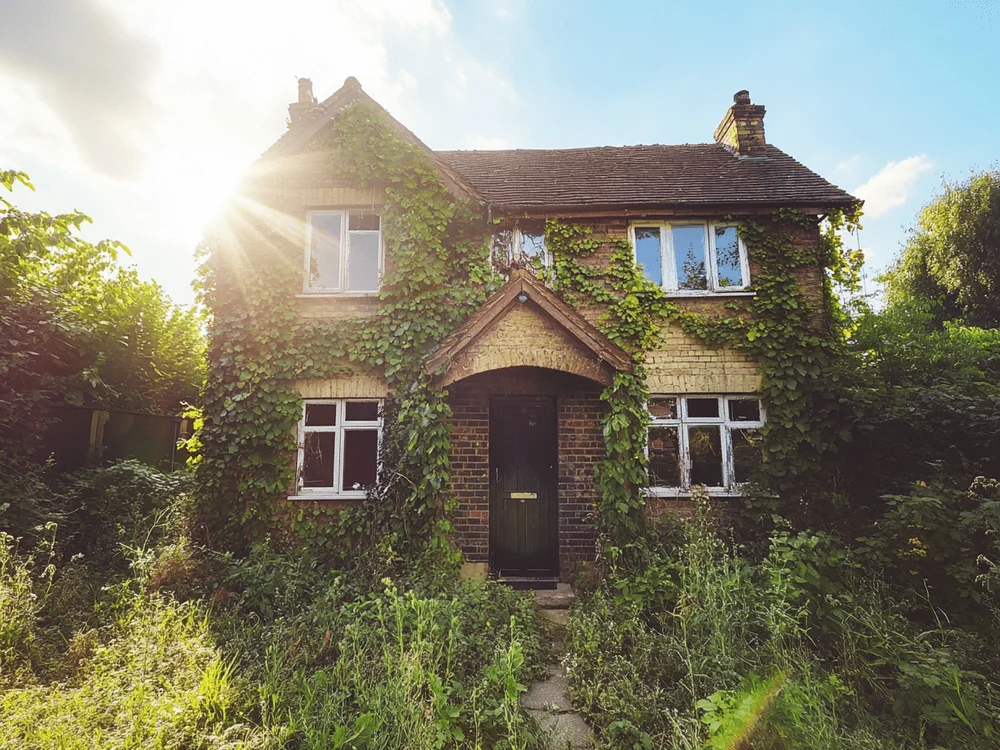 An older British property showing its age, the type of home more prone to structural problems