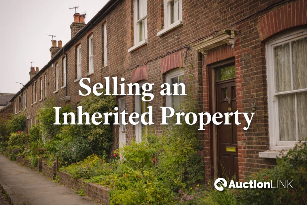 Selling an Inherited Property - a row of Victorian terraced houses