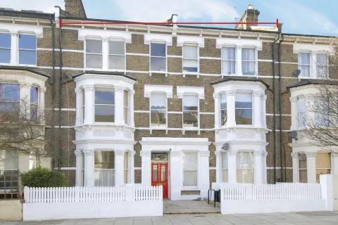 172-174 Fernhead Road, Maida Vale, London W9 3EL - a double fronted terraced building of flats, unsold at auction