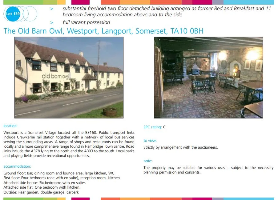 A vacant commercial property for sale at auction