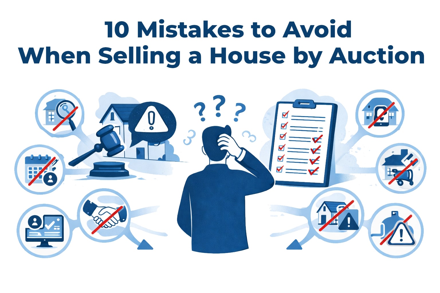 10 mistakes to avoid when selling a house by auction