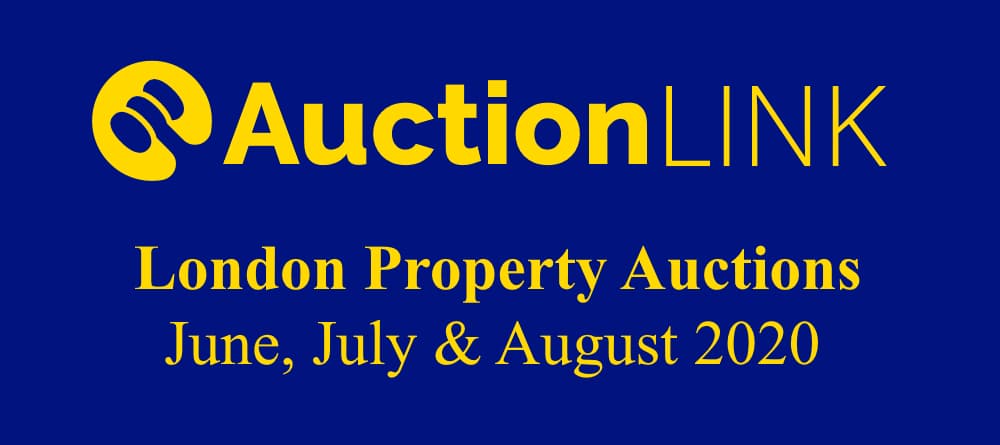 London Property Auctions - June, July, August 2020