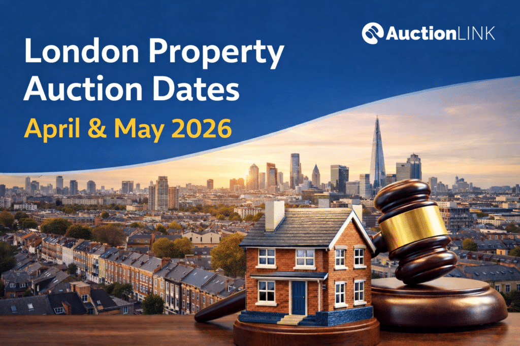 London property auction dates for April and May 2026