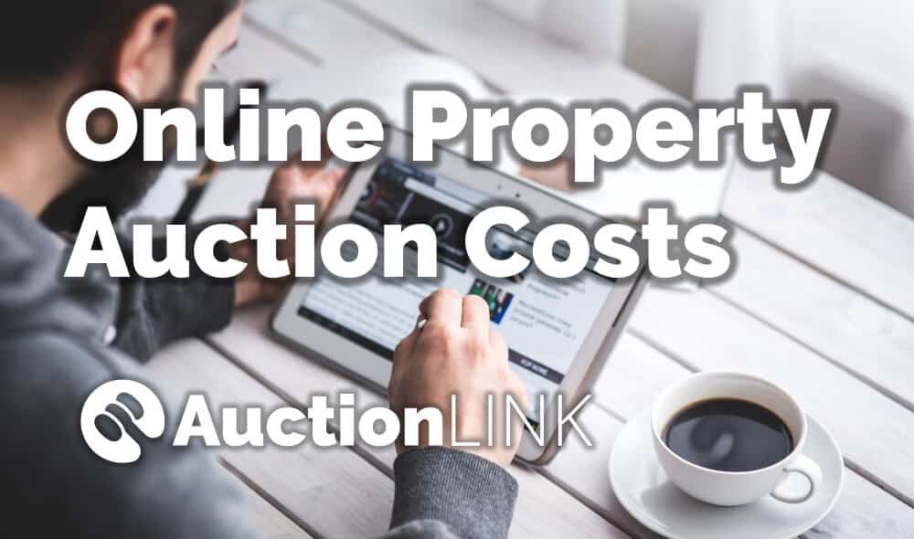 Online property auction costs