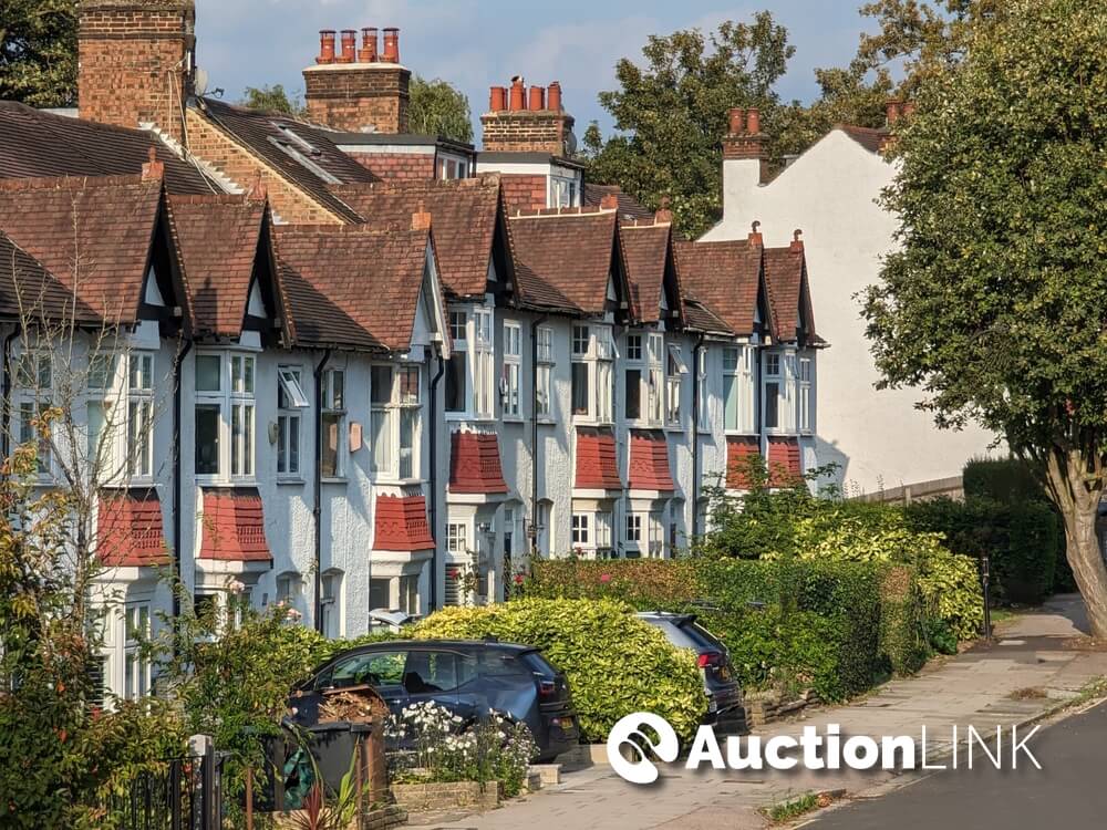 Row of terraced houses in London - Auction Link