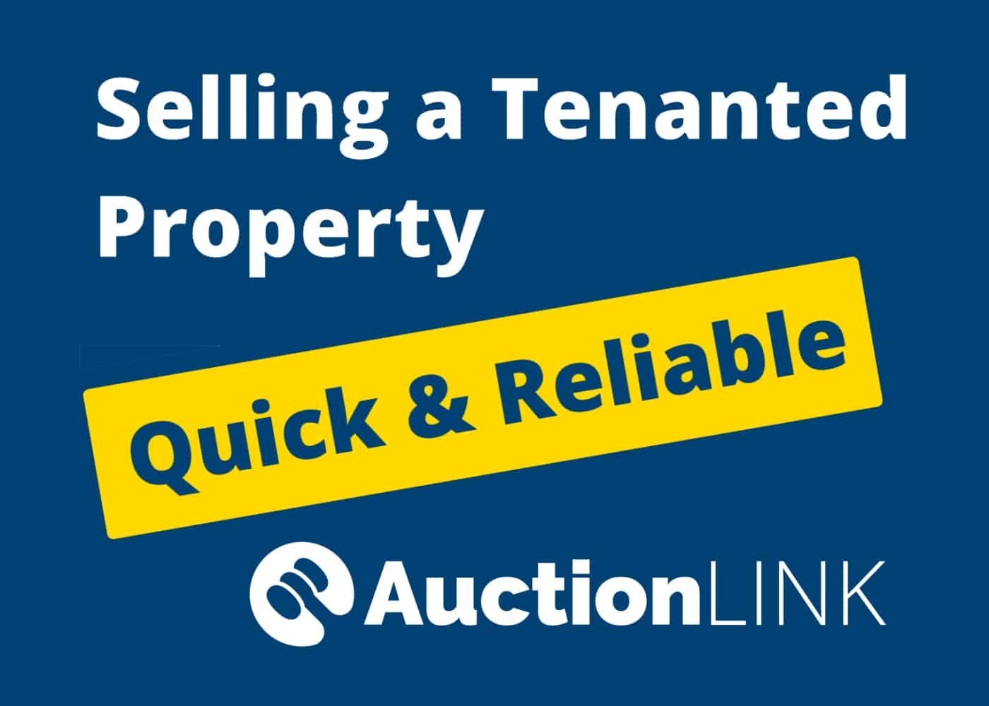 Selling a tenanted property - quick and reliable