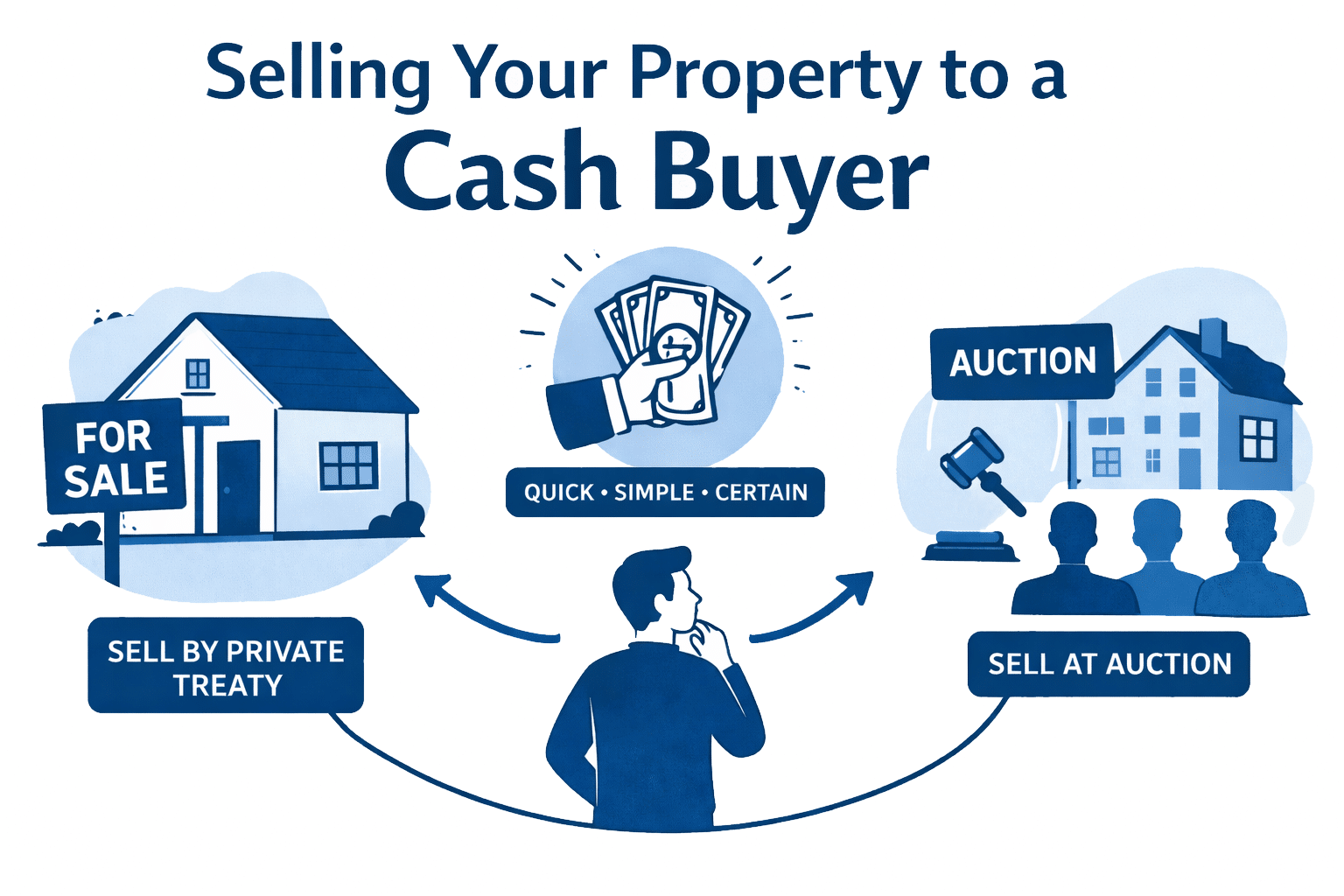 Selling you property to a cash buyer - options